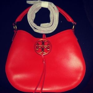 Tori Burch hobo red purse